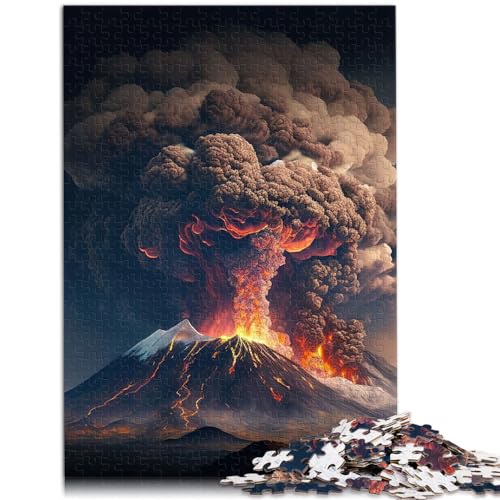 Spielgeschenk Puzzle Berg Fuji Japan 300 Teile Puzzle Holzpuzzle Familienspiel Stressabbau Schwieriges Herausforderungspuzzle 300 Teile (26 x 38 cm) von LGNBTGM