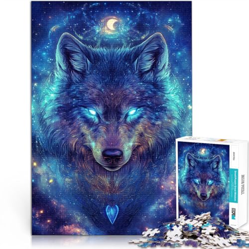 Spielzeug-Intellektuelles Spiel Im Dunkeln Wolf 2000-Teile-Puzzle für Teenager 70x100cm Heimdekoration Spielzeug für ab 14 Jahren Spielzeug-Intellektuelles Spiel Im Dunkeln Wolf 2000-Teile-Puzzle für Teenager 70x100cm Heimdekoration Spielzeug für ab 14 Jahren von LGNBTGM
