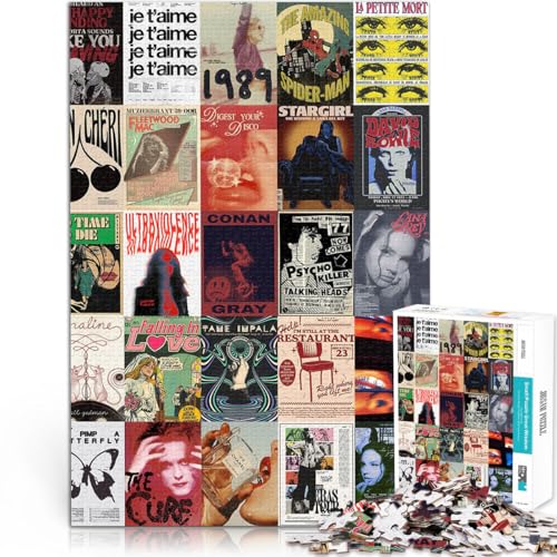 Spielzeug-Intellektuelles Spiel Retro-Stickplakat Puzzle für Teenager 1000 Teile 38x52cm Heimdekoration Spielzeug ab 14 Jahren Spielzeug-Intellektuelles Spiel Retro-Stickplakat Puzzle für Teenager 1000 Teile 38x52cm Heimdekoration Spielzeug ab 14 Jahren von LGNBTGM