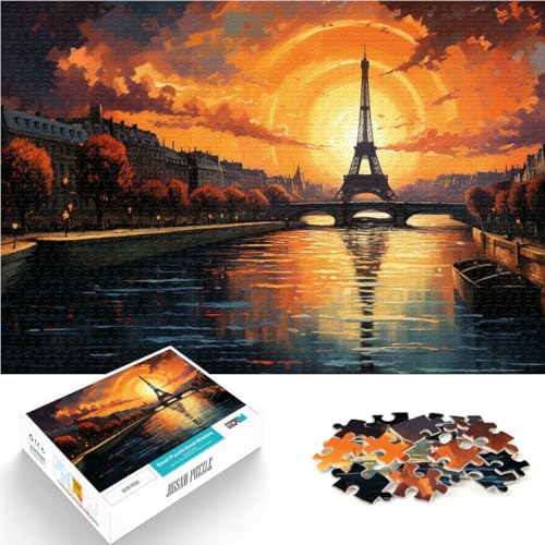 Spielzeug Lernspiele Stressabbau Paris bei Sonnenuntergang Puzzle für Erwachsene, 2000 Teile 70x100cm Heimdekoration Spielzeug ab 14 Jahren Spielzeug Lernspiele Stressabbau Paris bei Sonnenuntergang Puzzle für Erwachsene, 2000 Teile 70x100cm Heimdekoration Spielzeug ab 14 Jahren von LGNBTGM