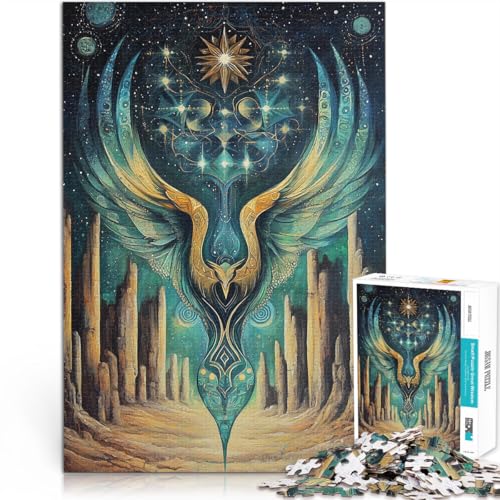Spielzeug Lernspiele Stressabbau Phönix-Totem Puzzle für Erwachsene, 1000 Teile 38x52cm Heimdekoration Spielzeug ab 14 Jahren Spielzeug Lernspiele Stressabbau Phönix-Totem Puzzle für Erwachsene, 1000 Teile 38x52cm Heimdekoration Spielzeug ab 14 Jahren von LGNBTGM