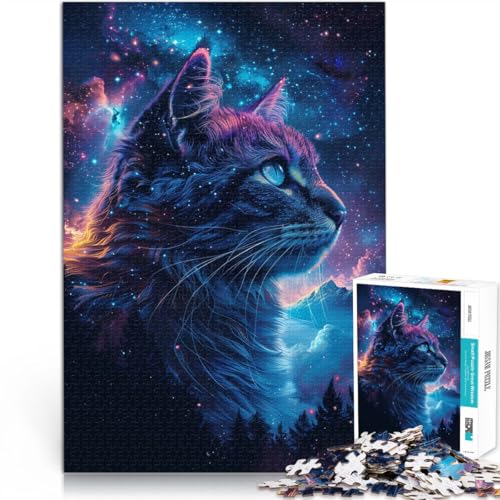 Spielzeug Lernspiele Stressabbau Weltraumkatzengalaxie Puzzle für Erwachsene, 2000 Teile 70x100cm Heimdekoration Spielzeug für ab 14 Jahren Spielzeug Lernspiele Stressabbau Weltraumkatzengalaxie Puzzle für Erwachsene, 2000 Teile 70x100cm Heimdekoration Spielzeug für ab 14 Jahren von LGNBTGM