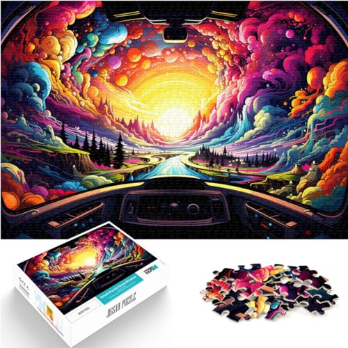 Spielzeug-Puzzle, Fantastische Explosionskunst für Erwachsene, 1000-teiliges Puzzle, Holzpuzzle, Familienaktivitäts-Puzzle, Lernspiele, 1000 Teile (50 x 75 cm) von LGNBTGM