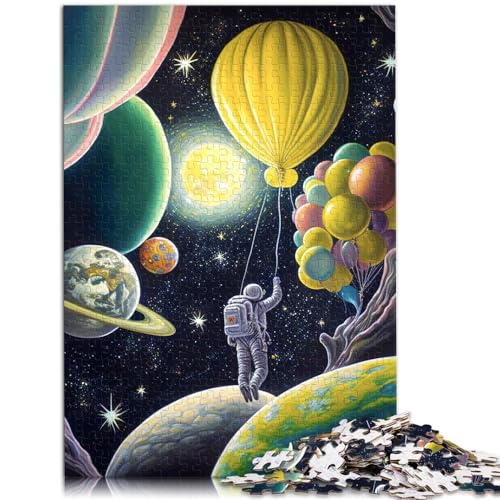 Spielzeug-Puzzle, bunter Planet, 1000-teiliges Puzzle für Erwachsene, Holzpuzzle, Spielzeug-Puzzle, Lernspiele, Stressabbau-Puzzle, 1000 Teile (50 x 75 cm) von LGNBTGM