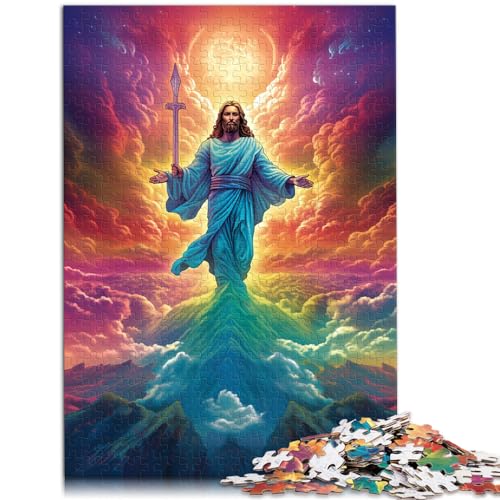 Spielzeug-Puzzle Brasilien, Jesus, Retter, Puzzle für Erwachsene und Ren, 1000 Teile, Holzpuzzle, Spielzeug-Puzzle, Lernspiele, Stressabbau-Puzzle, 1000 Teile (50 x 75 cm) von LGNBTGM