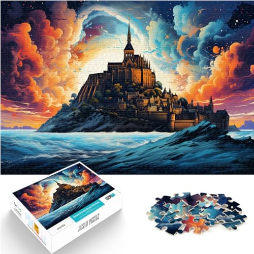 Spielzeug-Puzzle Schöne Landschaft Puzzles 1000-Teile-Puzzles für Erwachsene Holzpuzzles Familienaktivität Puzzles Lernspiele 1000 Teile (50x75cm) von LGNBTGM