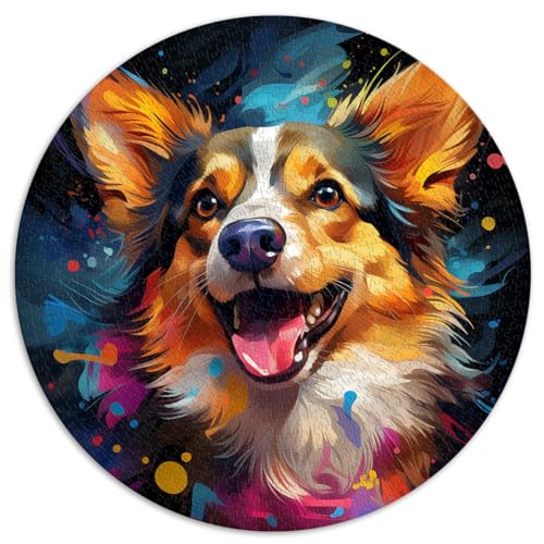 Spielzeug Puzzle Tiere Corgi Puzzle 1000 Teile 26,5x26,5 Zoll Einfache Puzzles Spaß bei Aktivitäten zu Hause, Geburtstagsgeschenk, Reisegeschenke, von LGNBTGM