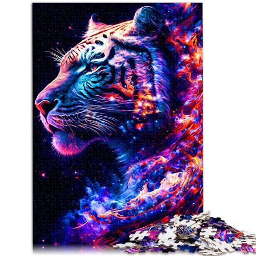 Spielzeug-Puzzle Tiger-Puzzle 1000 Teile Holzpuzzle Spielzeug-Puzzle Lernspiele Stressabbau-Puzzle 1000 Teile (50 x 75 cm) von LGNBTGM