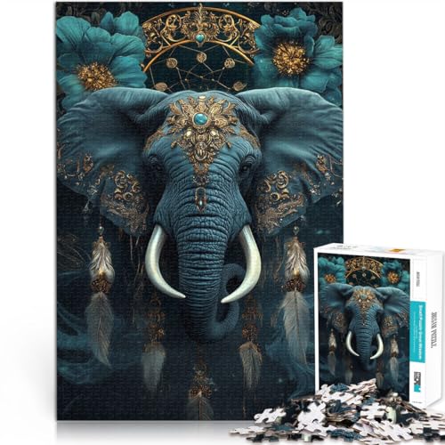 Spielzeug für die ganze Familie Dschungel-Zauberelefant Puzzle 1000 Teile für Teenager 50x75cm Heimdekoration Spielzeug für ab 14 Jahren Spielzeug für die ganze Familie Dschungel-Zauberelefant Puzzle 1000 Teile für Teenager 50x75cm Heimdekoration Spielzeug für ab 14 Jahren von LGNBTGM
