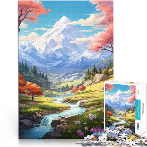 Spielzeug für die ganze Familie Frühlingsberge Kunst Puzzle 1000 Teile für Teenager 26x38cm Heimdekoration Spielzeug ab 14 Jahren Spielzeug für die ganze Familie Frühlingsberge Kunst Puzzle 1000 Teile für Teenager 26x38cm Heimdekoration Spielzeug ab 14 Jahren von LGNBTGM
