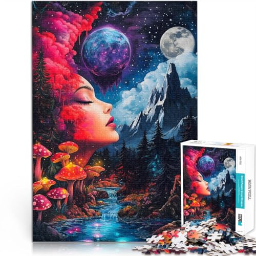 Spielzeug für die ganze Familie Verträumte Waldnacht Puzzle für Erwachsene 1000 Teile 50x75cm Heimdekoration Spielzeug ab 14 Jahren Spielzeug für die ganze Familie Verträumte Waldnacht Puzzle für Erwachsene 1000 Teile 50x75cm Heimdekoration Spielzeug ab 14 Jahren von LGNBTGM