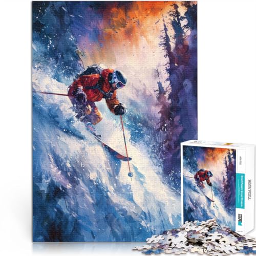 Stressabbau-Spielzeug Spannende Abfahrt 1000-Teile-Puzzle für Erwachsene 50x75cm Tolle Geschenke und Spielzeuge ab 14 Jahren Stressabbau-Spielzeug Spannende Abfahrt 1000-Teile-Puzzle für Erwachsene 50x75cm Tolle Geschenke und Spielzeuge ab 14 Jahren von LGNBTGM