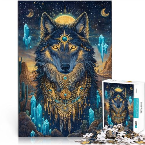 Stressabbau-Spielzeug Wolf Fantasy Puzzle 1000 Teile für Jugendliche 38x52cm Tolle Geschenke und Spielzeuge ab 14 Jahren Stressabbau-Spielzeug Wolf Fantasy Puzzle 1000 Teile für Jugendliche 38x52cm Tolle Geschenke und Spielzeuge ab 14 Jahren von LGNBTGM