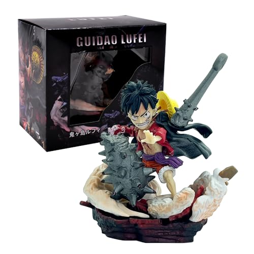 LGQHCE One Piece Figur, Luffy Anime Figur Model, 10cm Ruffy Cartoon Figur PVC Anime Collection Spiel Charakter Modell Figurine Puppe Ornamente Statue Action Spielzeug Desktop Dekorationen von LGQHCE