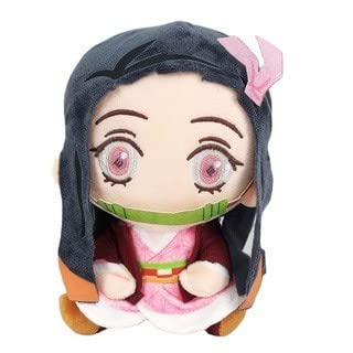 LGQHCE Plüschtier Demon Slayer Plüschfigur Plüschtierpuppe Kinder Stofftier Kuscheltier Demon Slayer Kamado Nezuko Plüsch Spielzeug Weiches Plüschtier Für Kinder Geburtstage Geschenke 20cm von LGQHCE