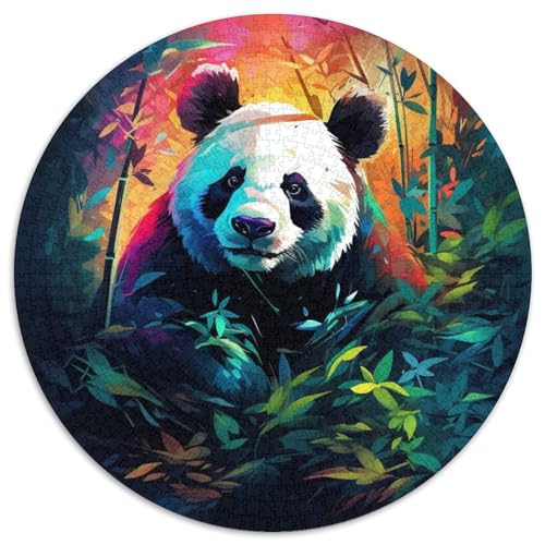 Puzzle 1000 Teile, farbenfroher Kunst-Panda, 1000-teiliges Puzzle für Erwachsene, anspruchsvolles Denkspiel für Teenager, Familienspaß, DIY-Heimdekor-Geschenk, 67,5 x 67,5 cm Puzzle 1000 Teile, farbenfroher Kunst-Panda, 1000-teiliges Puzzle für Erwachsene, anspruchsvolles Denkspiel für Teenager, Familienspaß, DIY-Heimdekor-Geschenk, 67,5 x 67,5 cm von LGSHENG