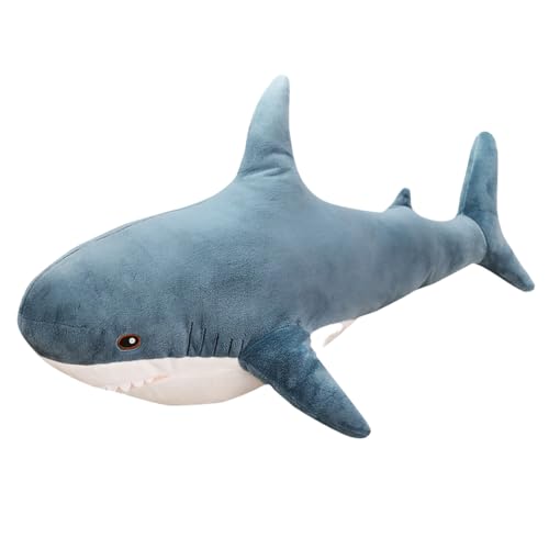 LGWJHCY Cartoon Shark Plush Toy,Giant Shark Stuffed Toy, 30 cm Soft Shark Toy, Big Shark Plush, Ocean Aquatic Animals, Shark Doll, Children's Huggable Plushie Toy, Birthday Gift von LGWJHCY