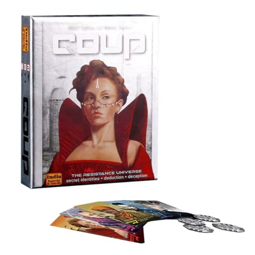 LGWJHCY Coup Reform Card Game, Party Game, Game from The World of The Resistance 2-6 Players Ages 14+ Years, 15 Minutes Playing Time, Party Game for Kids and Adults von LGWJHCY