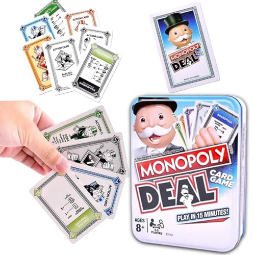 LGWJHCY Deal Card Game, Board Games, Fun Card Game for Young and Old, Children and Adults Party Game for 2-5 Players Ages 8+ Years, 10-30 Minutes Playing Time（Blue） von LGWJHCY