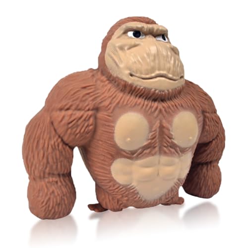 LGWJHCY Gorilla Stress Toy, Monkey Gorilla Toys, Gorilla Spielzeug Stressabbau, Anti Stress Spielzeug, Pinch Relieve Stress Spielzeug, Geeignet für Freizeit, Unterhaltung und Dekompression.|（Braun） von LGWJHCY