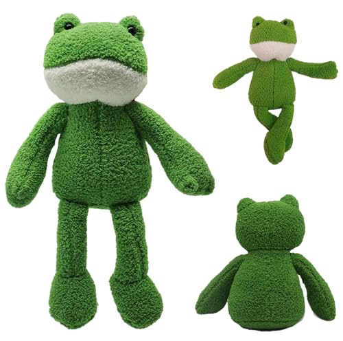 LGWJHCY Langbeiniger Frosch Plüschtier Stofftier, Frösche Flauschiges Stofftier, Tier Spielzeug, Niedlich Kissenpuppe, Kuscheltier Puppe Geschenk für Baby Kinder Mädchen Jungen. von LGWJHCY