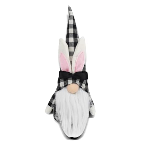 LGWJHCY Ostern Wichtel Kaninchen Deko, Handgemachte Plüsch Puppen, Ostern Hasen Ohren Puppen Dolls, Wichtel Ostern Heimdekoration, Tischdekoration Osterdekoration, Ostern Festliche Geschenk. von LGWJHCY