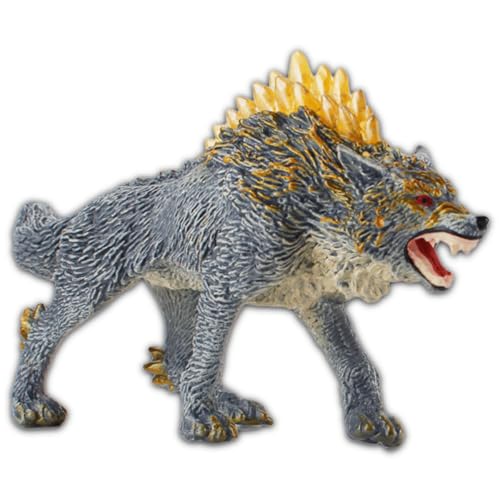 LGWJHCY Wolf Figuren Ornament, Schneewolf Modell Spielzeug, PVC Wolf Ornamente, Lernspielzeug Simulation Tiere Modell, Action Figuren für Kinder Spielzeug, Autodekoration, Jungen von LGWJHCY