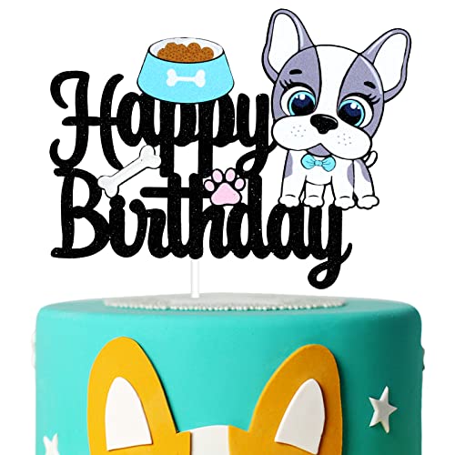 Dog B Happy Birthday Kuchendekoration von LHCING