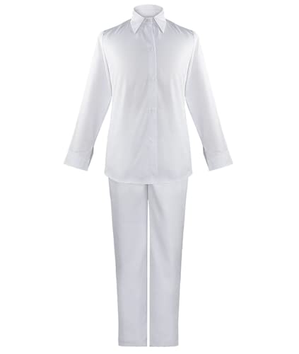 Anime The Promised Neverland Cosplay Emma Norman Ray Outfits, Weiß, für Anime-Fans, Cosplay, Weiß - 2,3XL von LHHZDH