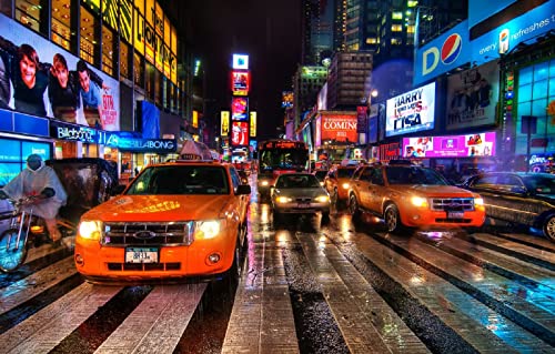 LHJOYSP Puzzle lustig 1000 Teile City, New York, USA, Times Square, Regentanz 75x50cm LHJOYSP Puzzle lustig 1000 Teile City, New York, USA, Times Square, Regentanz 75x50cm von LHJOYSPSP