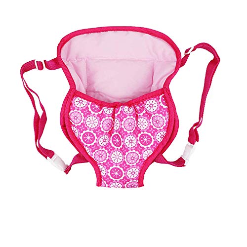 LHKJ Puppen-Tragegurt, Puppen Bauchtrage Transporttrage für Babypuppen - geeignet für Kinder (Rosa) von LHKJ