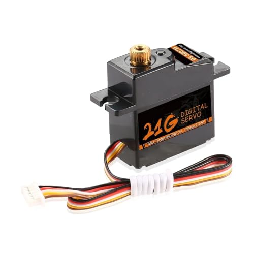 LHKQHRDL 17g 21g Servo Metall/Kunststoff Getriebe JST2.0 5 Pin Servo 1Pcs(21g JST1.5 5 Wire) von LHKQHRDL