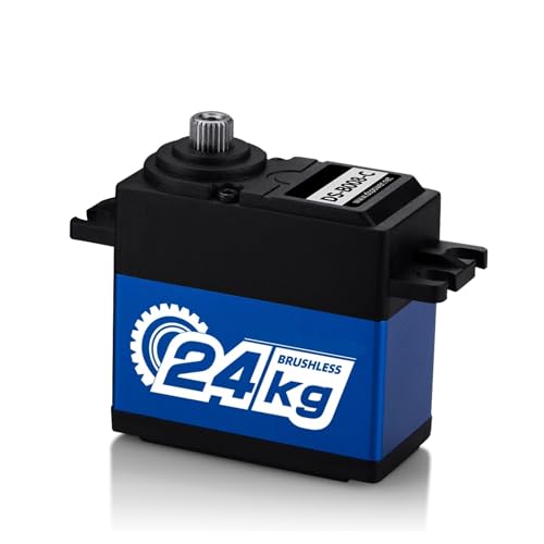 LHKQHRDL 24KG Brushless Servo Metall Ritzel Servos Großes Drehmoment 1St von LHKQHRDL