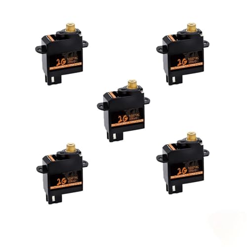 LHKQHRDL 2g Motorservo Metallgetriebe Miniservos(5pcs) von LHKQHRDL