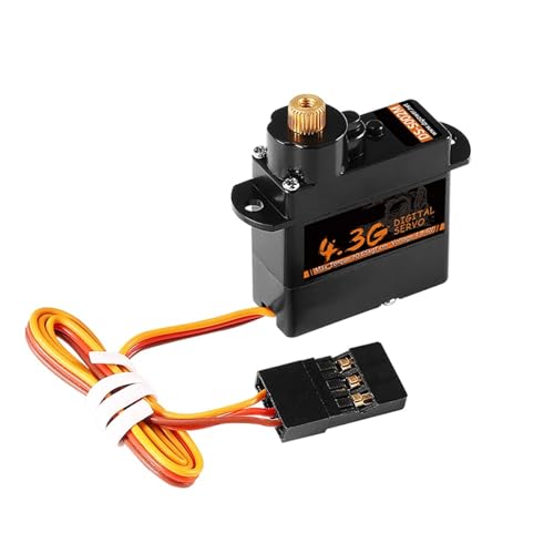 LHKQHRDL 4 Teile/los Digital Servo 4,3g Metall Getriebe Mini Servo 1 Stücke(1PCS 4.3g Servo) von LHKQHRDL