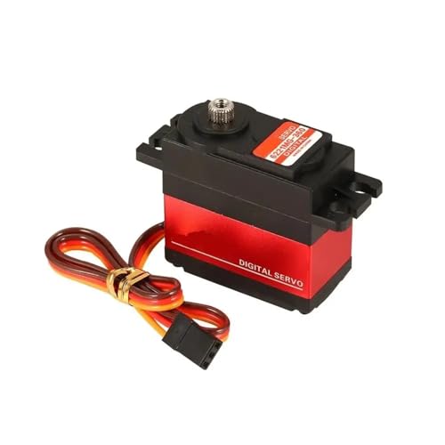 LHKQHRDL PDI-6221MG Servo 20KG Digitaler kernloser Servomotor Aluminium-Stahl-Getriebe(180 Degree 25T 1PCS) von LHKQHRDL