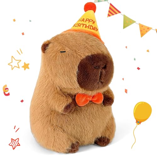 LHOEST Capybara Kuscheltier Geburtstag 25 cm Capybara Plüschtier Groß Wasserschwein Kuscheltier Cartoon Stofftier Capybara Plushie Puppen Spielzeug Geschenk Kinder Niedliche Wasserschwein Plüschtier LHOEST Capybara Kuscheltier Geburtstag 25 cm Capybara Plüschtier Groß Wasserschwein Kuscheltier Cartoon Stofftier Capybara Plushie Puppen Spielzeug Geschenk Kinder Niedliche Wasserschwein Plüschtier von LHOEST