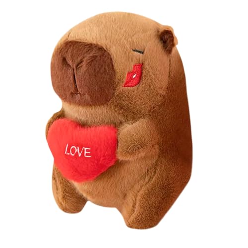 Capybara Kuscheltier Groß 25 CM Capybara Plüschtier mit Herz Niedliche Wasserschwein Kuscheltier Stofftier capybara Plushie Puppen Spielzeug Geschenk Wasserschwein Plüschtier Valentinstag Geburtstag Capybara Kuscheltier Groß 25 CM Capybara Plüschtier mit Herz Niedliche Wasserschwein Kuscheltier Stofftier capybara Plushie Puppen Spielzeug Geschenk Wasserschwein Plüschtier Valentinstag Geburtstag von LHOEST