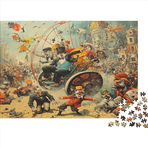 Amusement Park 300 Teile Puzzle Puzzlespiel Qualität Verlässlich Playground Kinder Teenager Lernspiel Kinder Ab 14 Jahren 300pcs (40x28cm) von LHOUIYERTE