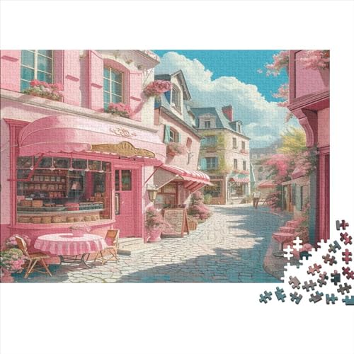 Beautiful Streets 1000 Teile Puzzle Puzzle Für Erwachsene Qualität Verlässlich Windy Street Kinder Teenager Lernspiel Erwachsenenpuzzle Ab 14 Jahren 1000pcs (75x50cm) von LHOUIYERTE