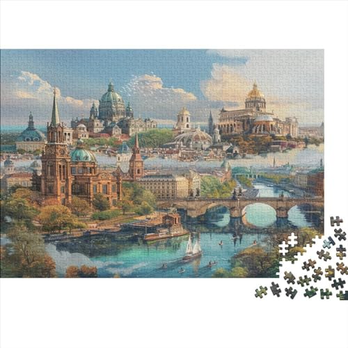 Bustling with Activity 1000 Teile Puzzle Puzzle Für Erwachsene Qualität Verlässlich Aesthetics Und Kinder in Bewährter Buntes Legespiel Erwachsenenpuzzle Ab 14 Jahren 1000pcs (75x50cm) von LHOUIYERTE