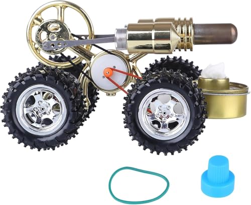 LHQLS Modellbausatz Erwachsene, Fahrzeug-Modellbausatz aus Metall, für physikalisches Wissenschaftsexperiment, Automodell, Motorbausatz for Stromgeneratoren for Technikbegeisterte. von LHQLS