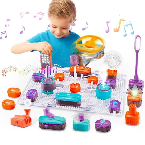 Experimentierkasten für Kinder 53PCS DIY Elektronik Exploration Kit Physik Wissenschaft Experimente Platine Kit Experiment Experimentierkasten für Kinder 53PCS DIY Elektronik Exploration Kit Physik Wissenschaft Experimente Platine Kit Experiment von LIANGGM
