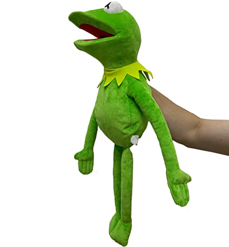 Kermit der Frosch Handpuppe PlüSchtier Frosch Handpuppen für Kinder Tier Kuscheltier Spielzeug 23.6inch von LIAOLI