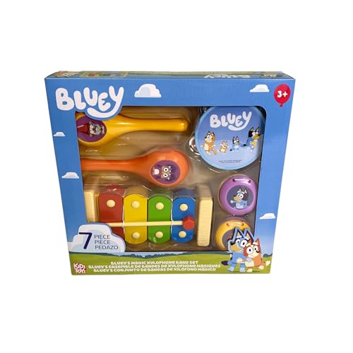 Bluey's Magic Xylophon Band-Set, 7-teilig, ab 3 Jahren von LICENSE 2 PLAY