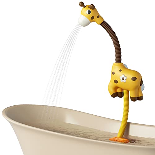 LICHENGTAI Badewannenspielzeug Wasser Dusche Baby Badespielzeug, Elektrisch Wasserpumpe Bad Duschkopf Ausgießer Wasserspielzeug Mit Schwimmbad Spielzeug Spielzeug für Kinder 1 2 3 4 Jährige von LICHENGTAI