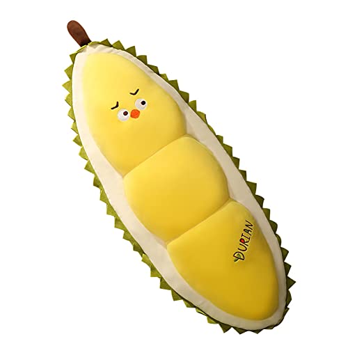 LICHENGTAI Durian Plüschtier, Plüsch Frucht Plüschtier Kissen Obst Puppe Tiere Plüschtier Kreativ Stofftier Stehend Plüsch Duck Geburtstag für Kinder Erwachsene Mädchen Jungen, 30cm von LICHENGTAI