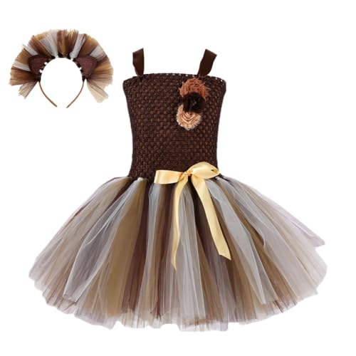 LICHENGTAI Kinder Hexekostüm, Mädchen Hexe Kostüm mit Hut Kleinkind Halloween Dress Up Kinder Tutu Hexenkostüm Cosplay Hexe Kinder Mädchen für Halloween Party Maskerade Karneval von LICHENGTAI