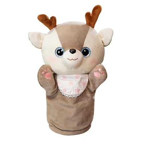 LICHENGTAI Kinder Tierhandpuppen, Hand Puppen Spielzeug mit beweglichem offenem Mund Tier handschuhpuppe Geburtstagsgeschenk für Jungen oder Mädchen von LICHENGTAI