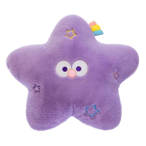 LICHENGTAI Stern Kissen Kuschelkissen Kawaii Mond Plüschkissen Flauschige Plüschtier Dekokissen Zierkissen Sofakissen Wurfkissen Kopfkissen für Kinderzimmer Schlafzimmer Deko von LICHENGTAI